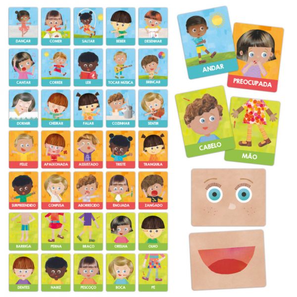 Flashcards Ações e Emoções – Montessori