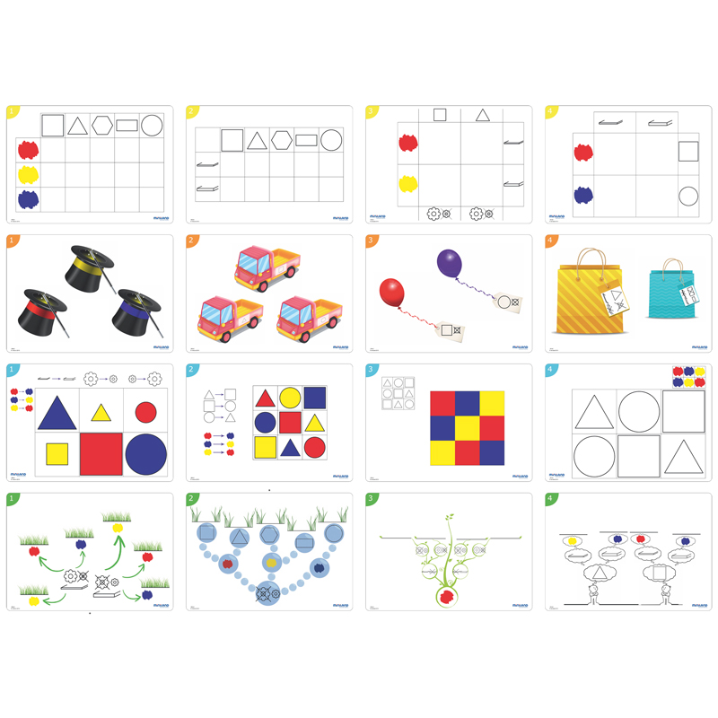 Conjunto de atividades de matemática do bloco de recursos de