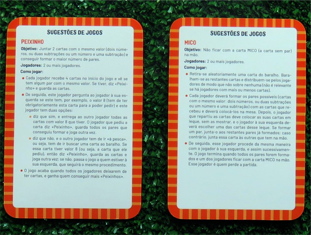 Aprendo com Cartas: Subtração + 5 Anos - Oficina Didáctica