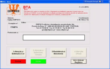 BTA - Bateria de Testes de Atenção