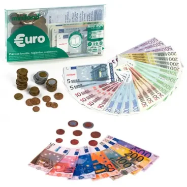 Dinheiro - 28 notas e 80 moedas - com Aplicação Informática