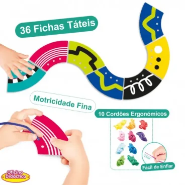 Fichas Táteis para Enlaçar Percursos