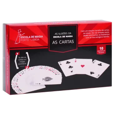 Kit de Magia - Cartas - 10 Truques