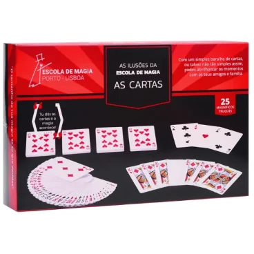 Kit de Magia - Cartas - 25 Truques