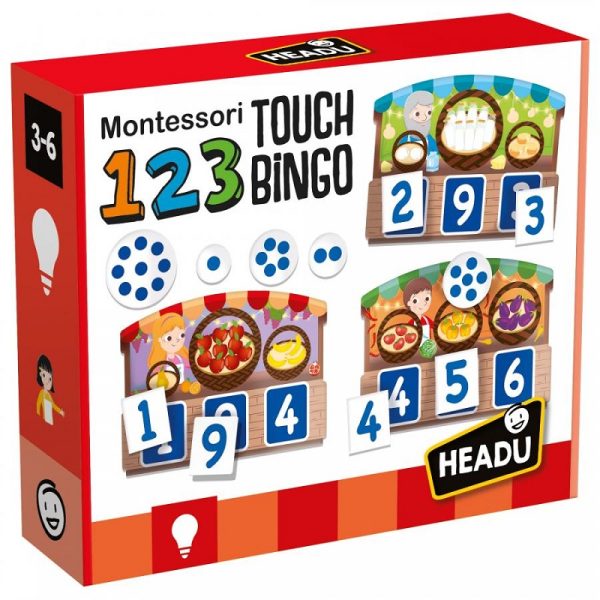 Montessori - Bingo Tátil de Números