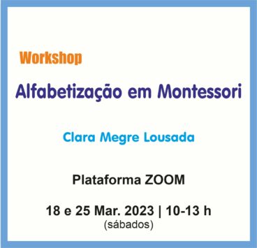 Workshop: Alfabetização em Montessori