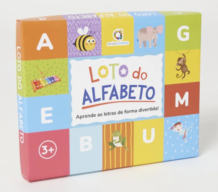 Aprenda o Alfabeto Jogo Pedagógico Educativo Loto das Letras