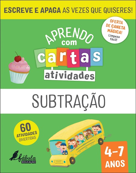 Aprendo com Cartas: Atividades – Subtração