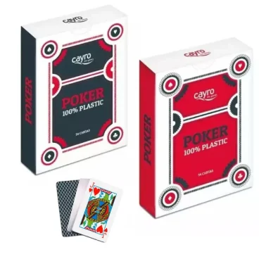 Cartas Póquer (em plástico)