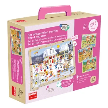 Conjunto Puzzles de Observação - As 4 estações