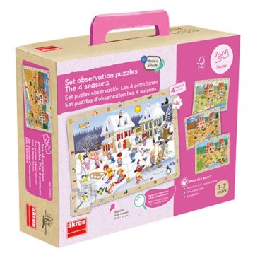 Conjunto Puzzles de Observação - As 4 estações