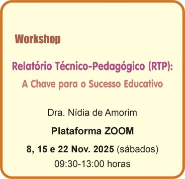 Workshop "Relatório Técnico-Pedagógico (RPT)"
