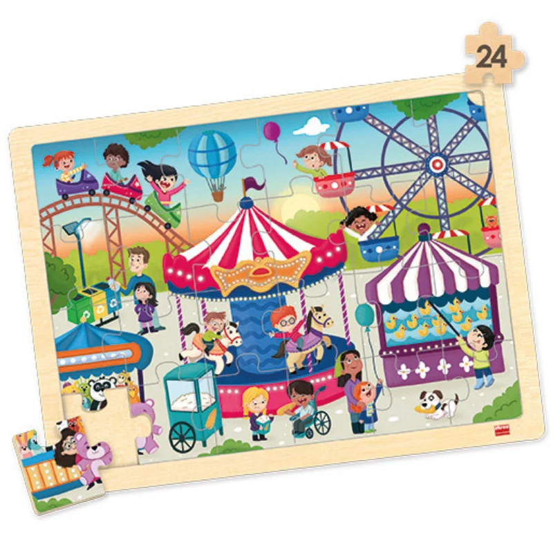 Conjunto de 4 Puzzles – Tempo Livre e Vida Social - Image 5