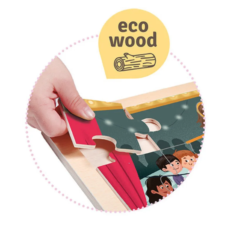 Conjunto de 4 Puzzles – Tempo Livre e Vida Social - Image 7