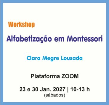 Workshop: Alfabetização em Montessori